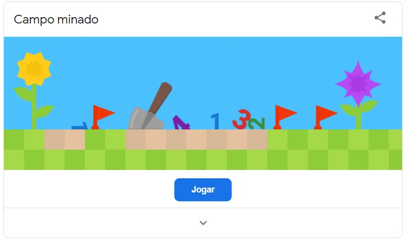 Como jogar Campo Minado Google