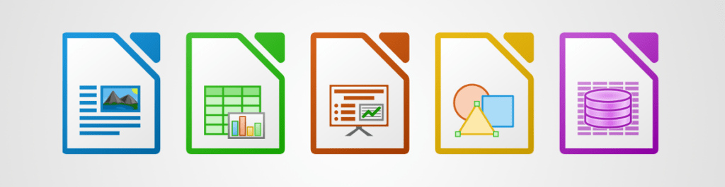 aplicações pacote LibreOffice